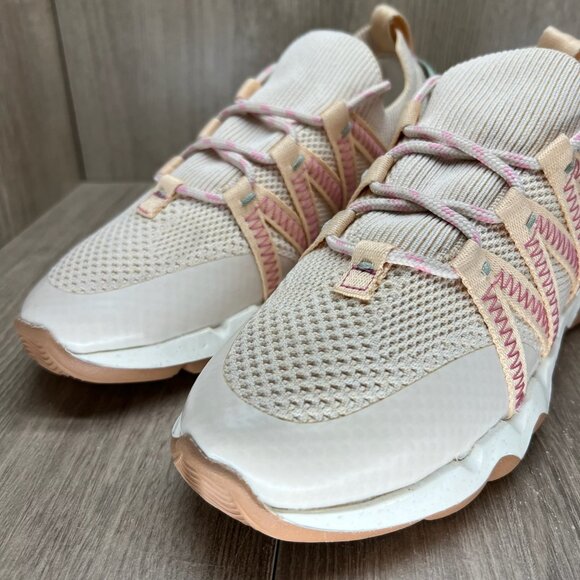 Madewell NF189 Field Knit Sneakers Womens 7.5M Lace Up Lightweight Pale Celadon - Picture 7 of 12